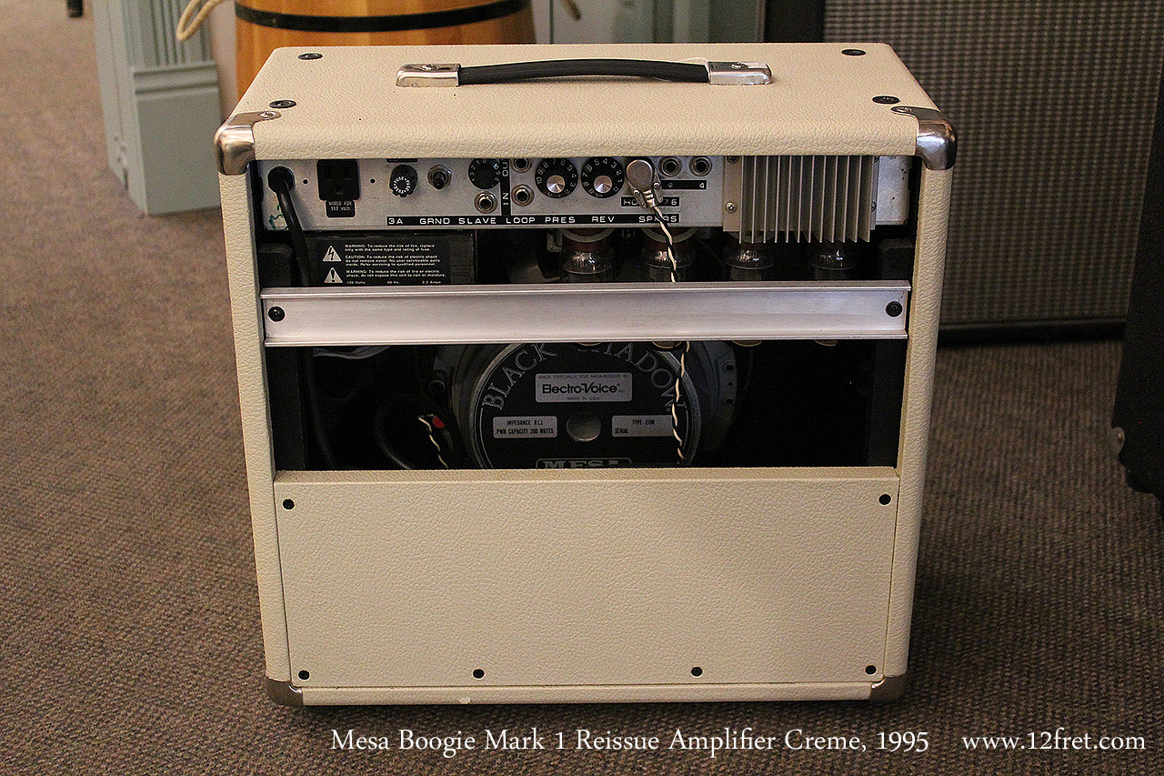 Mesa Boogie Mark 1 Reissue Amplifier Creme, 1995 Full Rear View