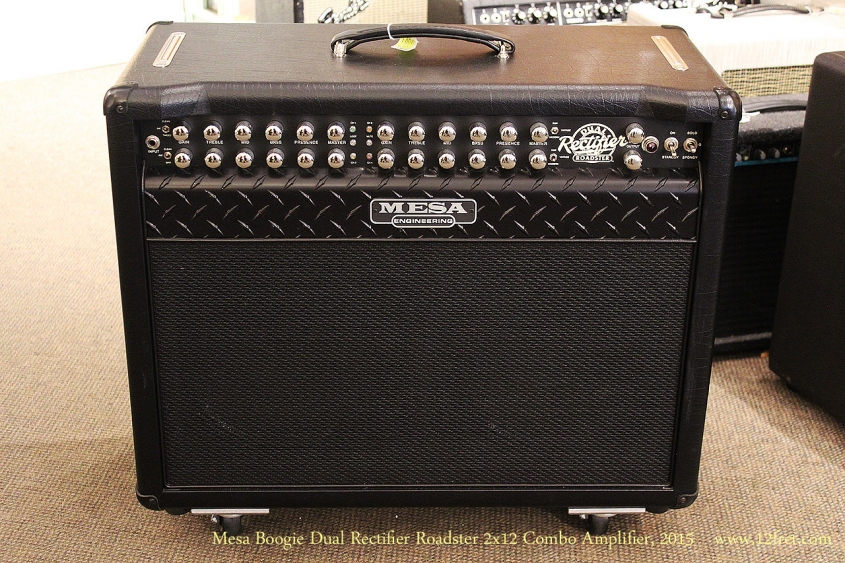 Mesa Boogie Dual Rectifier Roadster 2x12 Combo Amplifier, 2015 Full Front View