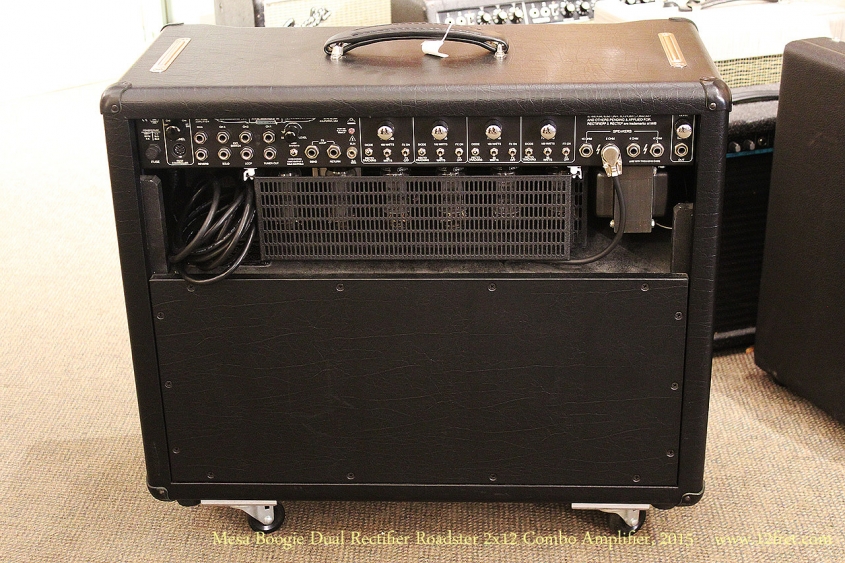 Mesa Boogie Dual Rectifier Roadster 2x12 Combo Amplifier, 2015 Full Rear View