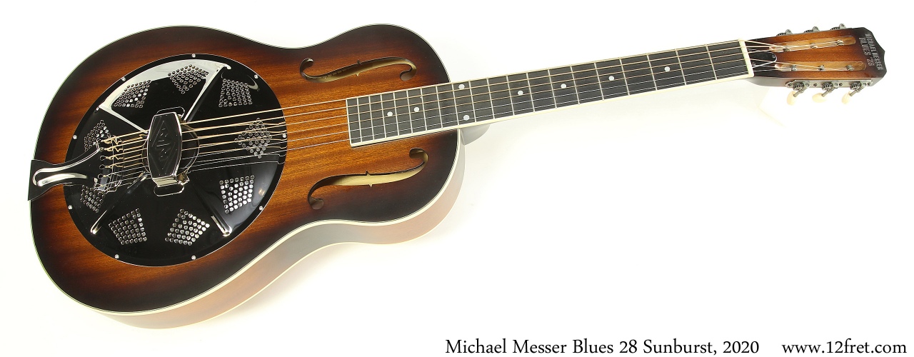 Michael Messer Blues 28 Sunburst, 2020 Full Front View