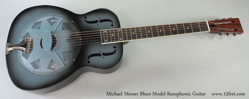 Michael Messer Blues Model Resophonic Guitar Full Front View