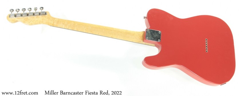 Miller Barncaster Fiesta Red, 2022 Full Rear View