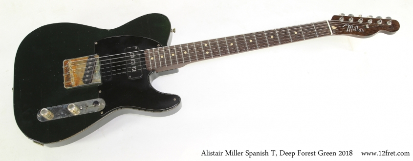 Alistair Miller Spanish T, Deep Forest Green 2018   Full Front View