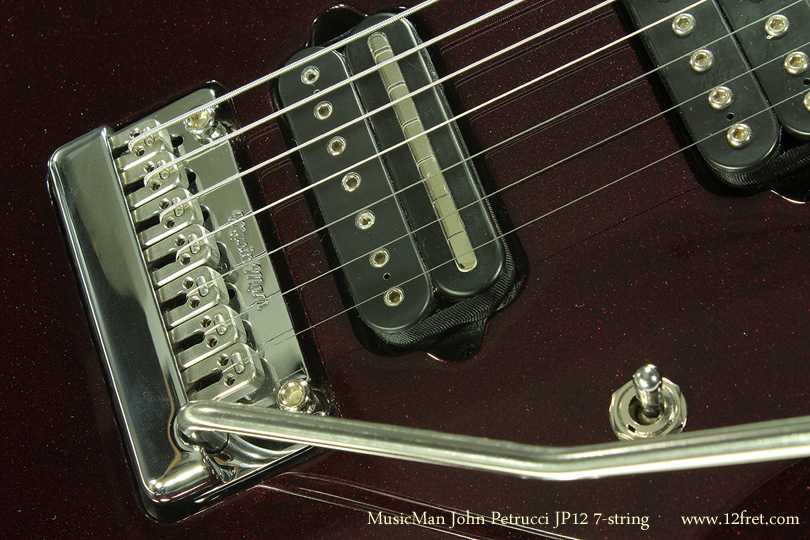 Ernie Ball MusicMan JP12 7-string bridge