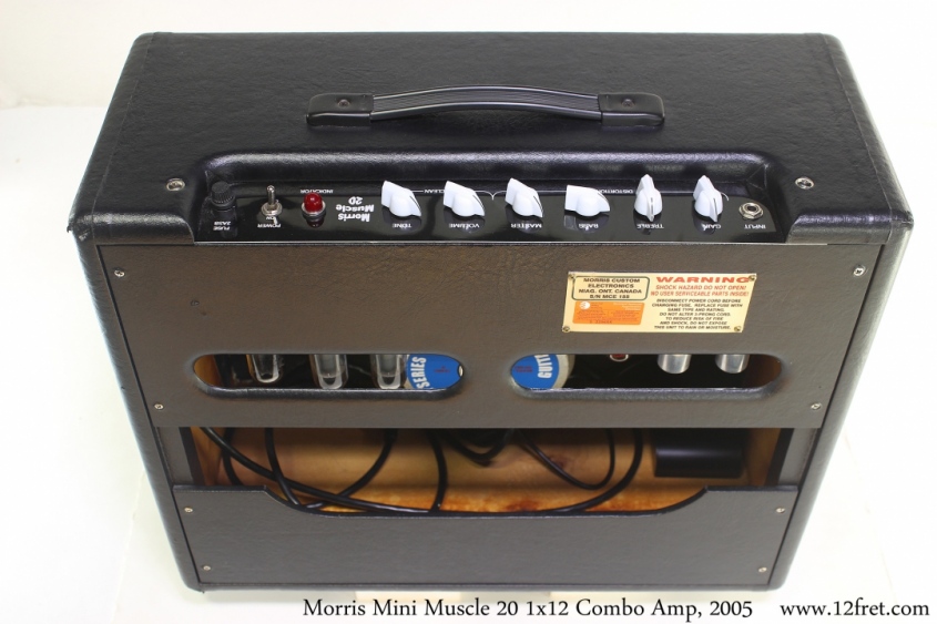 Morris Mini Muscle 20 1x12 Combo Amp, 2005 Full Rear View