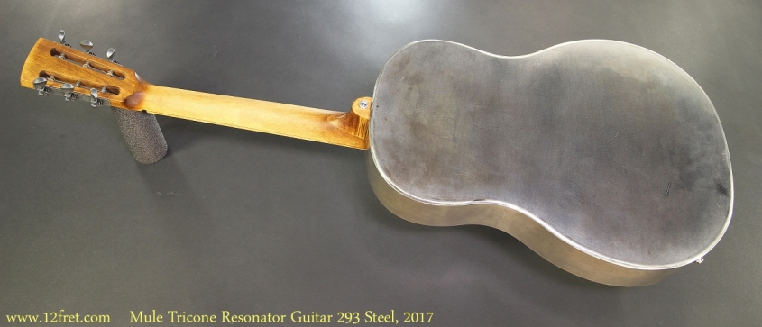Mule Tricone Resonator Guitar 293 Steel, 2017 Full Rear View