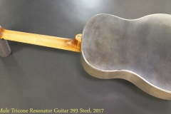 Mule Tricone Resonator Guitar 293 Steel, 2017 Full Rear View