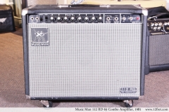 Music Man 112RD65 Combo Amplifier, 1981 Full Front View