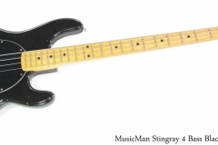 MusicMan Stingray 4 Bass Black, 1978 Full Front View