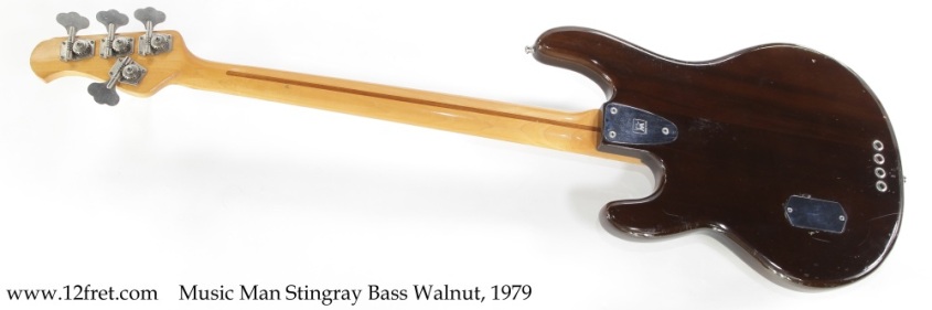 Music Man Stingray Bass Walnut, 1979 Full Rear View