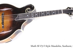 Muth SF-F3 F-Style Mandolin, Sunburst, 2001 Full Front View
