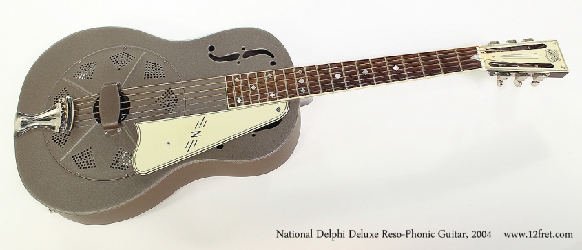 National Delphi Deluxe Reso-Phonic Guitar, 2004 Full Front View