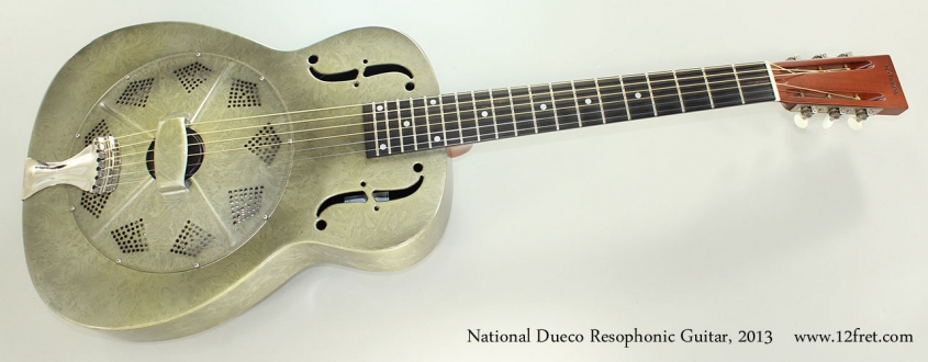 National Dueco Resophonic Guitar, 2013 Full Front View