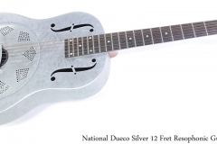 National Dueco Silver 12 Fret Resophonic Guitar Full Front View