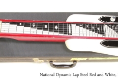 National Dynamic Lap Steel Red and White, 1962 Full Front View