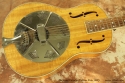 National Estralita Deluxe Koa Resophonic Guitar 2005 top