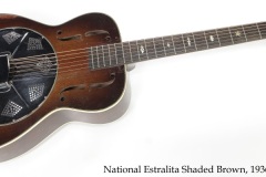 National Estralita Shaded Brown, 1936 Full Front View