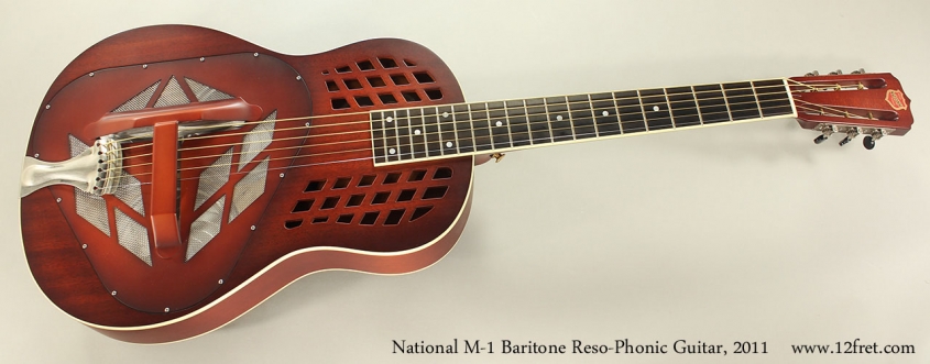 National M-1 Baritone Reso-Phonic Guitar, 2011 Full Front View