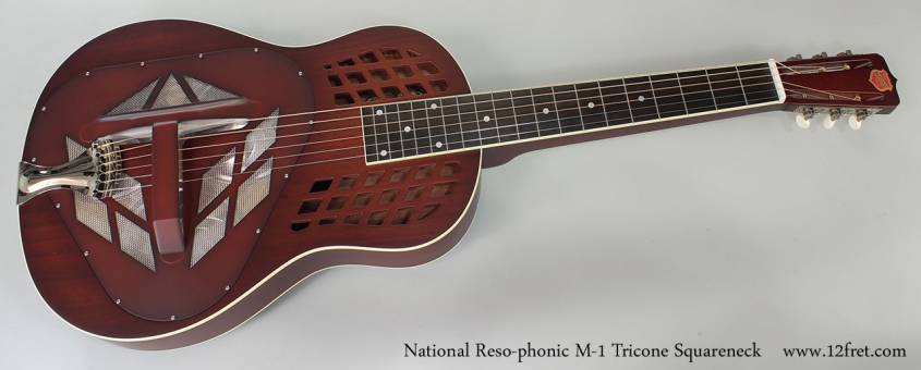 National Reso-phonic M-1 Tricone Squareneck Full Front View