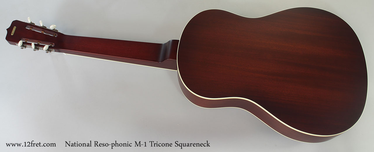 National Reso-phonic M-1 Tricone Squareneck Full Rear View
