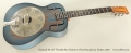 National M-14T ThunderBox Denim 14-Fret Resophonic Guitar, 2016 Full Front View