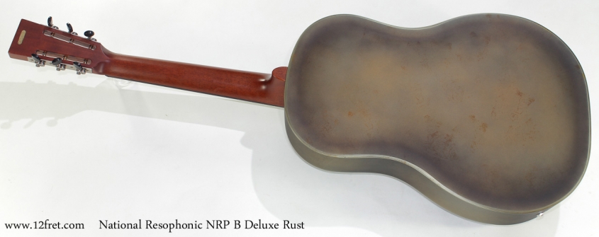 National Resophonic NRP B Deluxe Rust full rear view