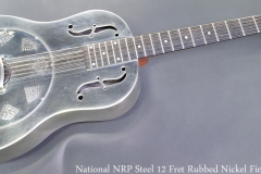 National NRP Steel 12 Fret Rubbed Nickel Finish Full Front View