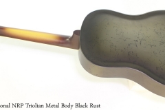 National NRP Triolian Metal Body Black Rust Full Rear View