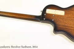 National Resolectric Revolver Sunburst, 2014   Full Rear View