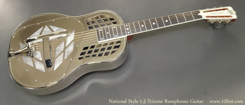 National Style 1.5 Tricone Resophonic Guitar Full Front View