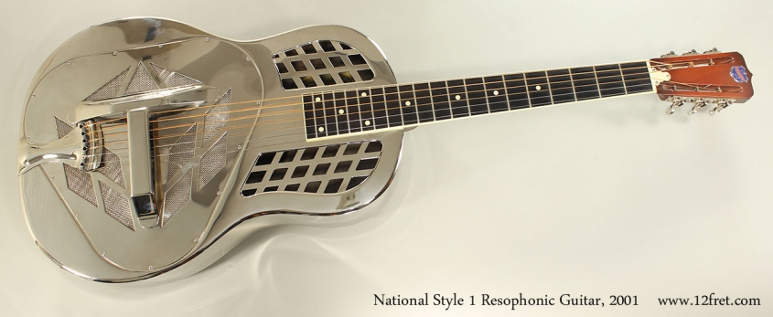 National Style 1 Resophonic Guitar, 2001 Full Front VIew