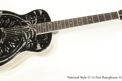 National Style O 14 Fret Resophonic Guitar  Full Front View