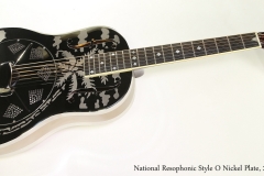 National Resophonic Style O Nickel Plate, 2015  Full Front View