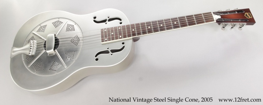 National Vintage Steel Single Cone, 2005 Full Front View