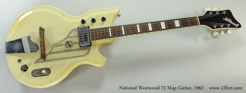 National Westwood 72 Map Guitar, 1962 Full Front View