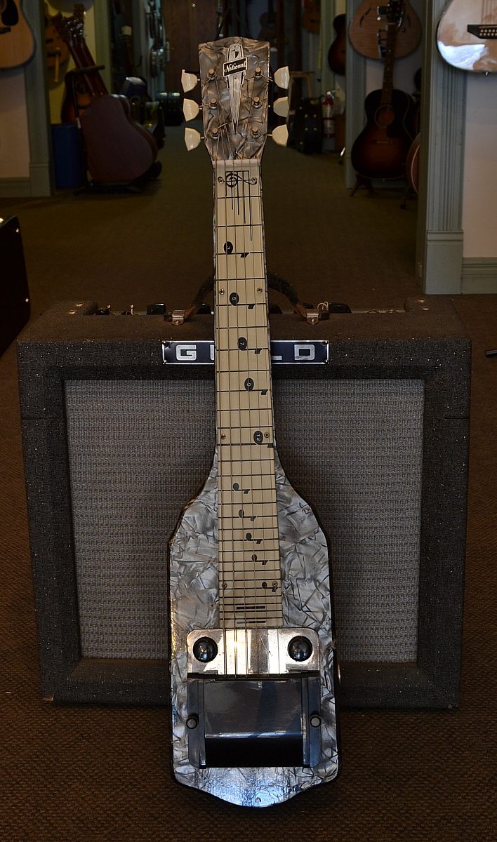 National_Grey Pearl Lap Steel(C)