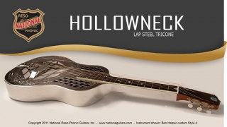 National Resophonic Hollowneck Guitar