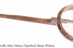 Nechville Atlas Deluxe Openback Banjo Walnut Full Rear View