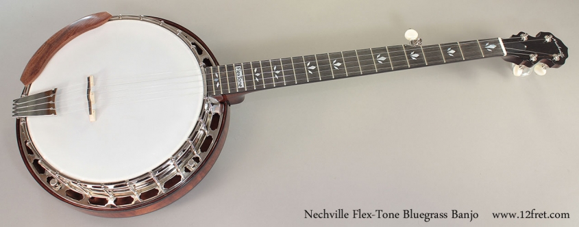 Nechville Flex-Tone Bluegrass Banjo full front view