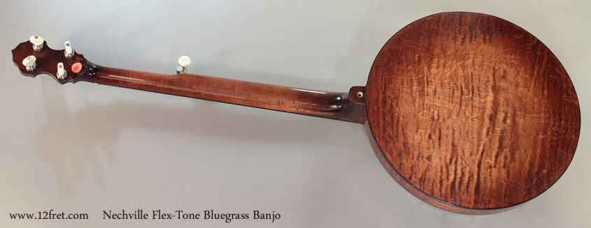 Nechville Flex-Tone Bluegrass Banjo full rear view