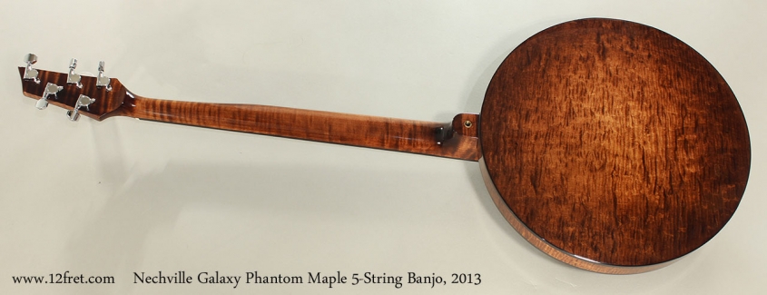 Nechville Galaxy Phantom Maple 5-String Banjo, 2013 Full Rear View