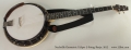 Nechville Geometric Eclipse 5-String Banjo, 2012  Full Front View