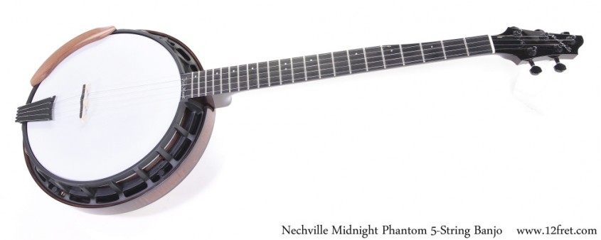 Nechville Midnight Phantom 5-String Banjo Full Front View