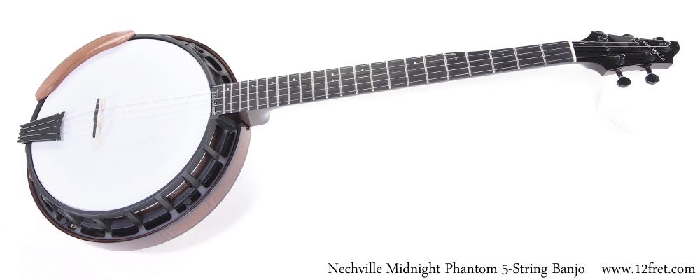 Nechville Midnight Phantom Standard 5 String Banjo www.12fret