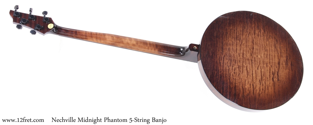 Nechville Midnight Phantom 5-String Banjo Full Rear View