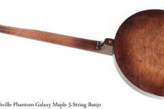 Nechville Phantom Galaxy Maple 5-String Banjo Full Rear View