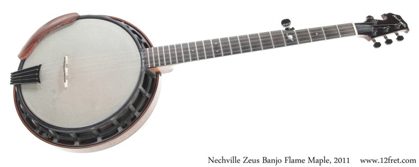 Nechville Zeus Banjo Flame Maple, 2011 Full Front View