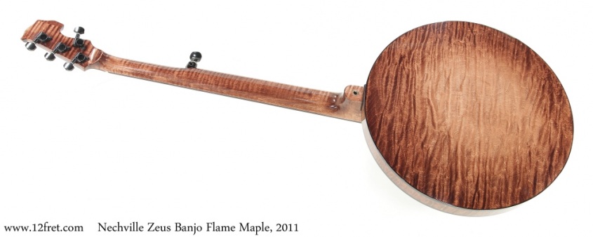 Nechville Zeus Banjo Flame Maple, 2011 Full Rear View