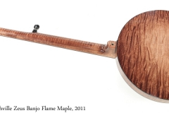 Nechville Zeus Banjo Flame Maple, 2011 Full Rear View