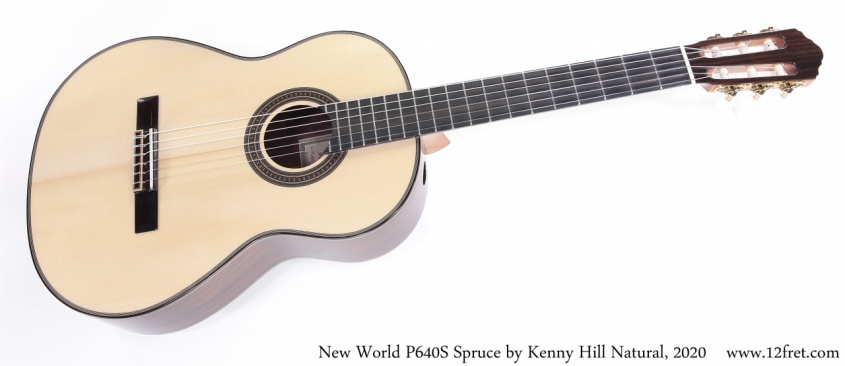 New World P640S Spruce by Kenny Hill Natural, 2020 Full Front View